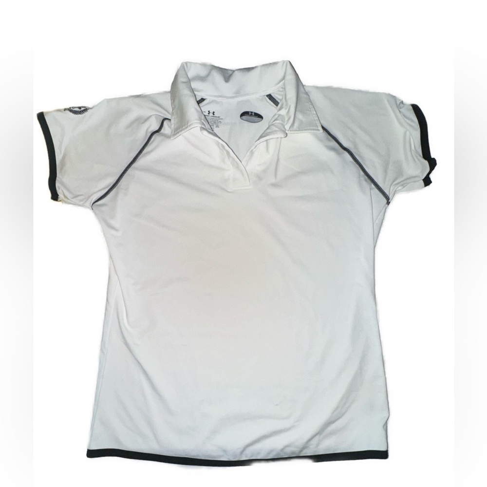 Women’s Under Armour Team Tech Polo size small golf shirt outdoor casual - Picture 3 of 7